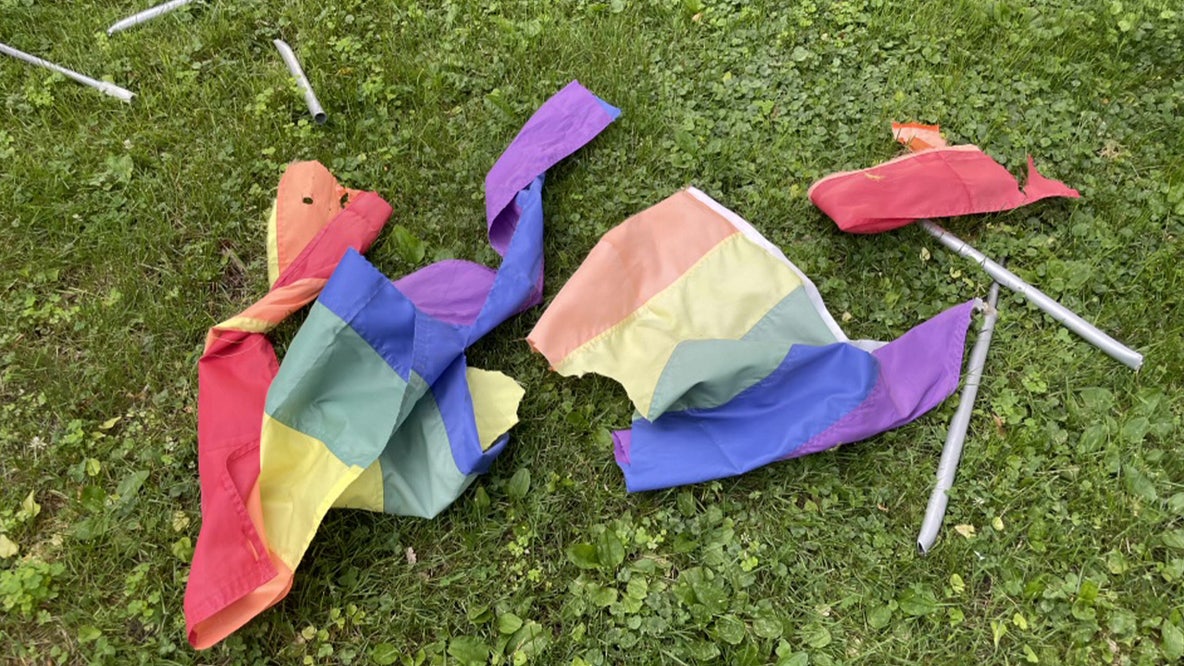 Suspect charged after St. Paul pride flags stolen, vandalized