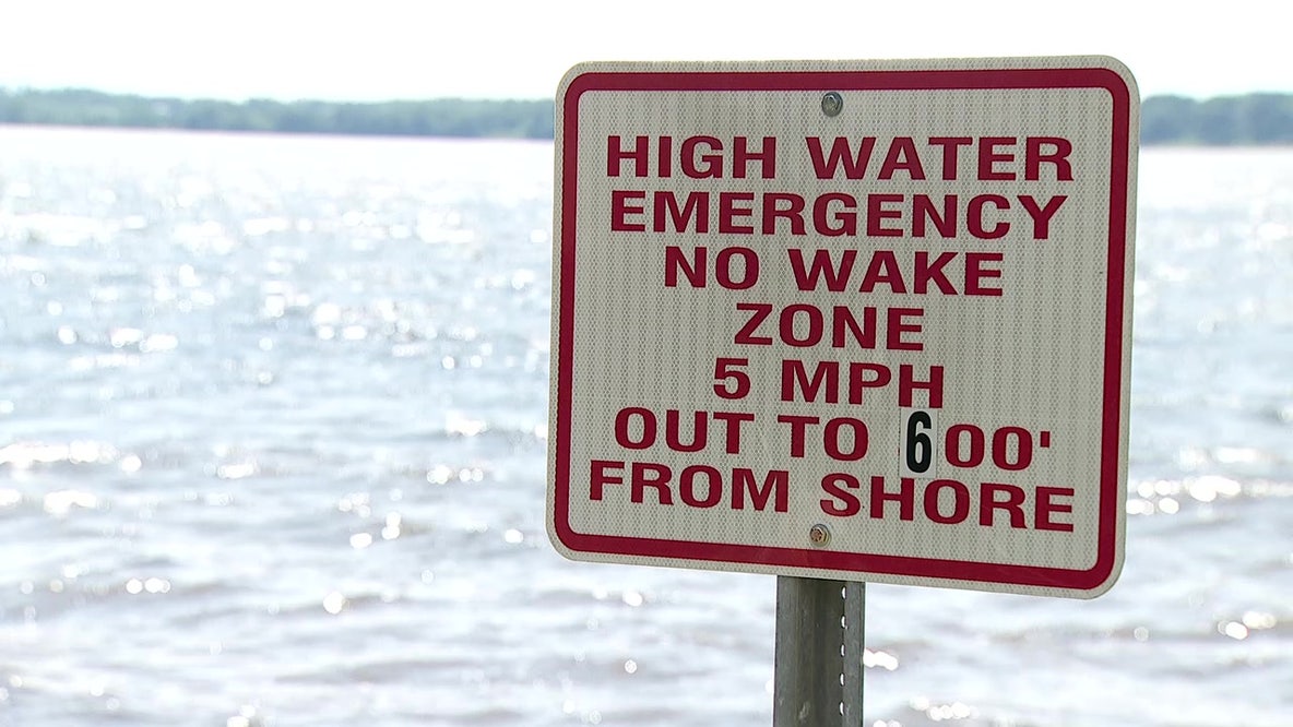 No-wake orders issued after heavy rainfall causes flooding