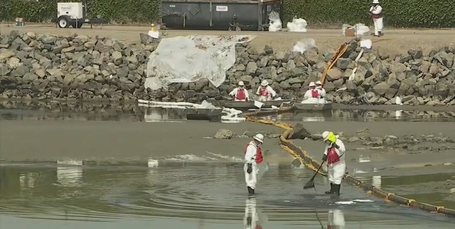 Huntington Beach oil spill: 1,200-foot ship dragged oil pipeline, Coast Guard says