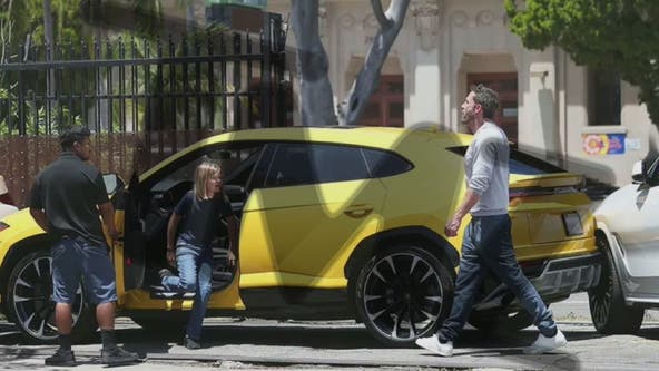 Ben Affleck's son, 10, gets in Lamborghini driver's seat, backs into BMW in LA