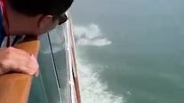 'Oh my God, Titanic 2.0!' Video shows cruise ship hit iceberg near Alaskan glacier