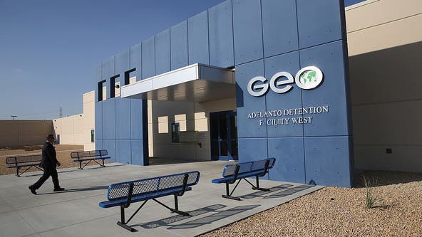 Adelanto immigration detention facility near empty