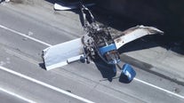 'It's not a good feeling': Pilot, passenger unharmed after small plane lands on 91 Freeway in Corona