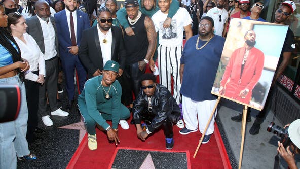 Late rapper Nipsey Hussle receives Hollywood Walk of Fame star in star-studded ceremony