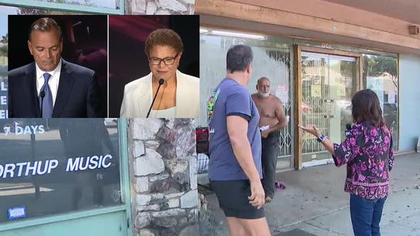 Sherman Oaks business owners fed up with escalating homeless issues: Caruso, Bass respond