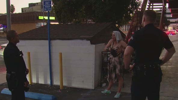 LA Homeless Crisis: Video shows woman acting unruly at Sherman Oaks restaurant