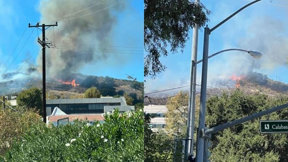 Small brush fire sparks in Calabasas; progress stopped
