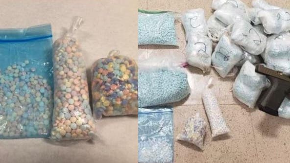 Rainbow fentanyl seized in Pasadena drug bust