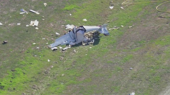 Small plane crashes at Torrance Airport