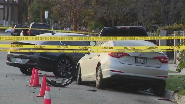 One killed in shooting, crash in Azusa