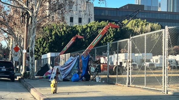 Homeless encampments moved out ahead of Bass' mayoral inauguration