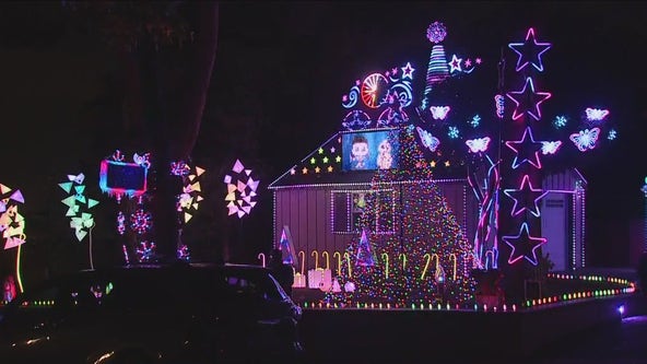 Pasadena family shares holiday spirit with award-winning light display