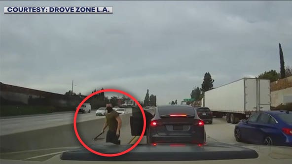 California Tesla driver caught on video in suspected road rage attack arrested