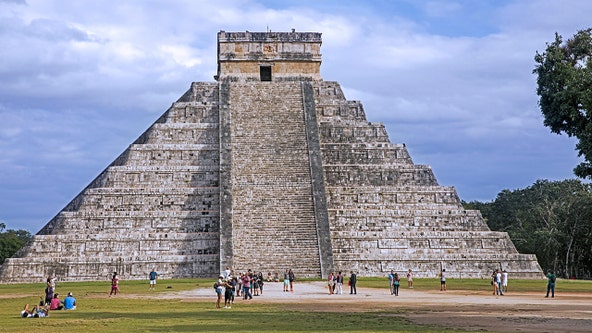 Video: Tourist whacked with stick, heckled after illegally climbing Mayan pyramid