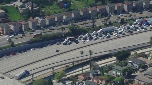 10 Freeway closed in Monterey Park amid shooting investigation