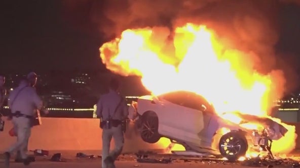 At least 4 killed in wrong-way crash on 71 Freeway in Chino Hills