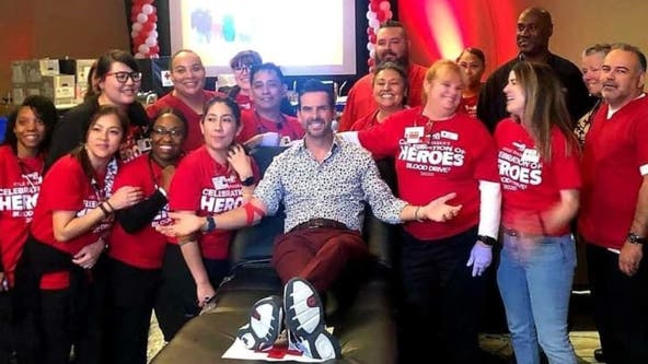 Join FOX 11's Kyle Kraska in Celebration of Heroes Blood Drive with American Red Cross
