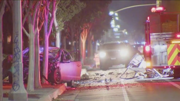 Teen arrested after 2 killed, 1 injured in horrific Pomona hit-and-run crash