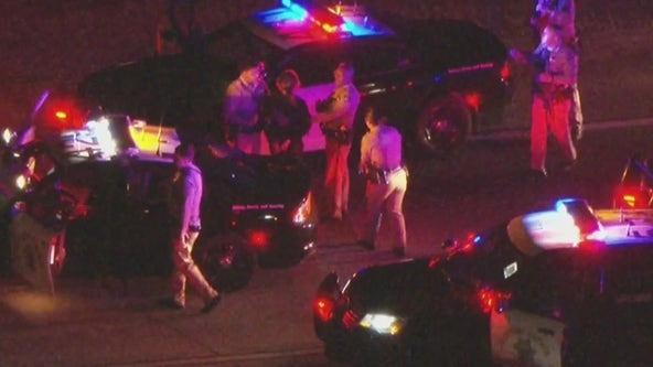 Suspect in custody after hour-long 2-county pursuit ends in Sylmar