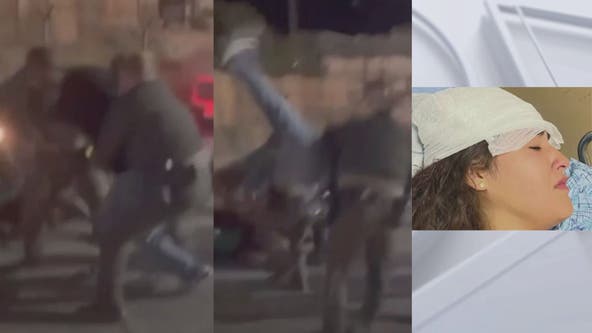 Victorville community protests over viral video of deputy slamming teen to ground; 4 arrested
