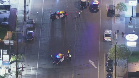 1 dead in hit-and-run crash in Sylmar involving pickup truck