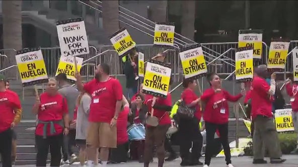 Striking hotel workers reach tentative deal with LA's Biltmore hotel