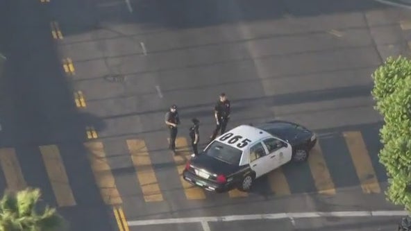 LAPD shoots assault suspect in South LA