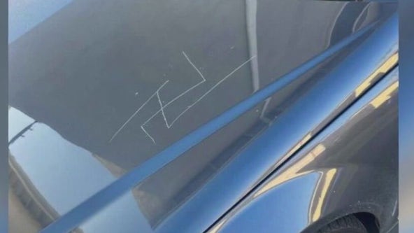 Cars tagged with swastikas across LA County