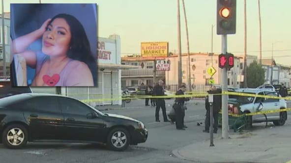 8 year-old girl dies after South LA bus stop crash that killed her mother