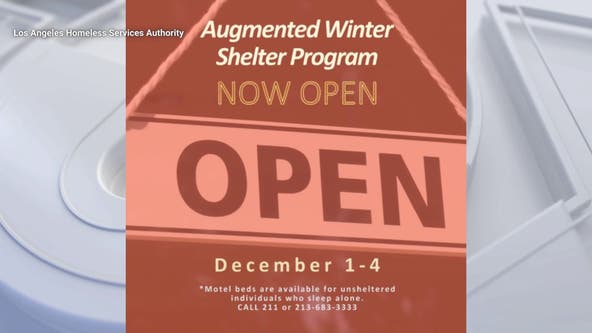 LA City opens temporary winter shelter amid recent homeless murders