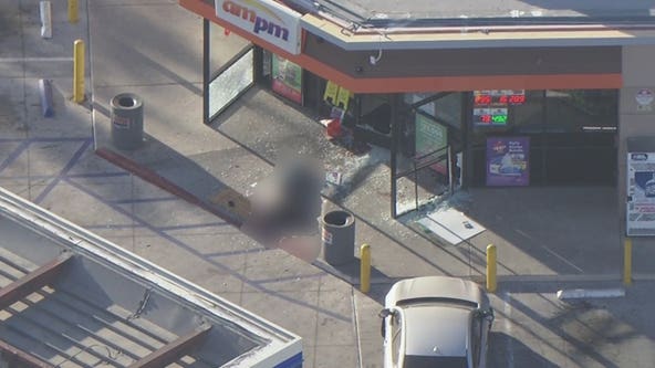 Authorities investigating deadly scene at a gas station in Victorville