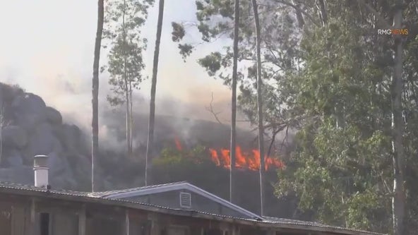 Crews make progress containing Elm Fire in Riverside County