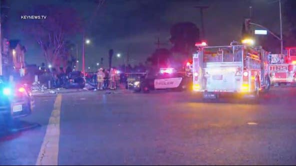 Suspected DUI driver arrested after 3 women killed in violent Pomona crash
