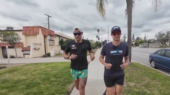 Navy lieutenant running from LA to NYC to raise awareness of mental health