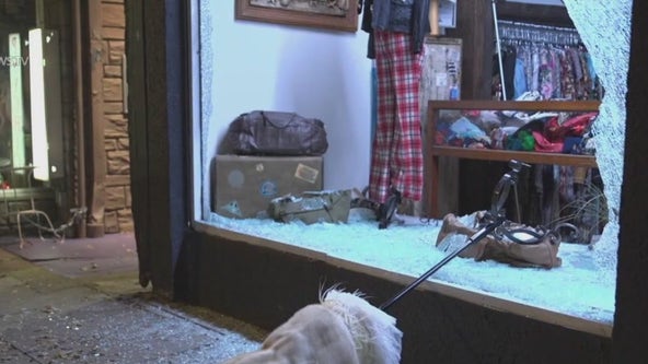 Smash-and-grab burglars hit two San Fernando Valley businesses