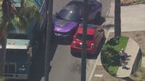 Driver in sports car arrested after chase through South LA