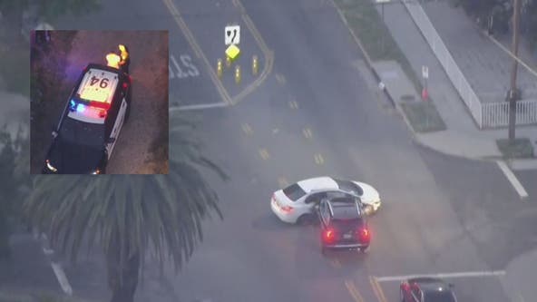 Police chase suspect T-bones innocent driver at end of pursuit