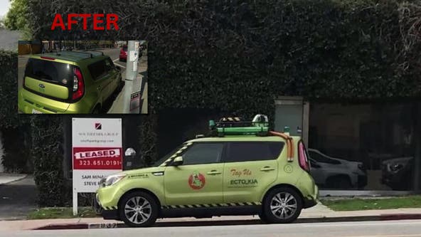 'Ghostbusters'-themed Kia stolen in Silver Lake found damaged days later