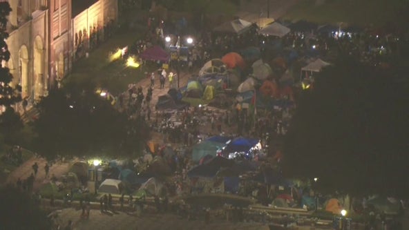 UCLA pro-Palestine encampment expected to get broken up by police at any moment