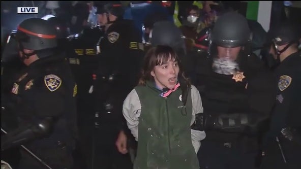 UCLA protest LIVE: Several detained as police work to dismantle pro-Palestine encampment