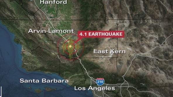 Preliminary 4.1-magnitude earthquake reported in Kern County