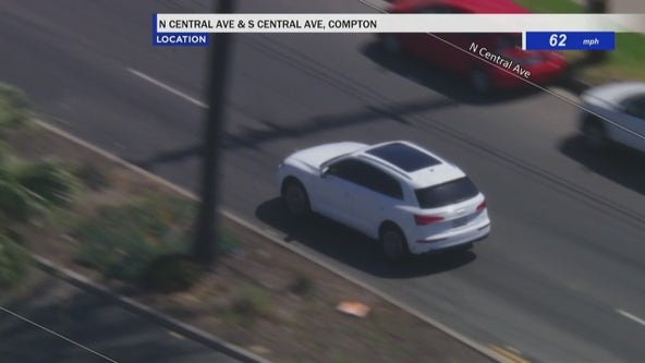 Suspected stolen Audi leads CHP on high-speed pursuit through LA County