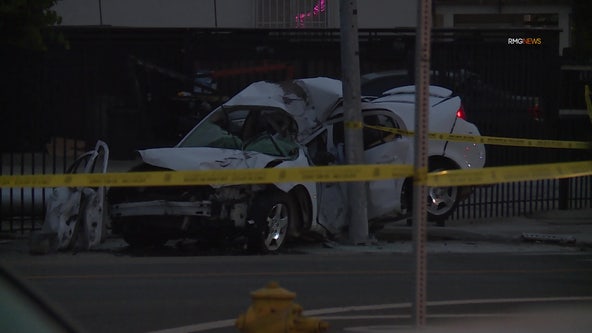 Driver slams into car killing one of the men who robbed him, police say