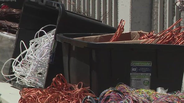 LA copper wire theft: 82 arrested, 2,000 pounds of wires seized