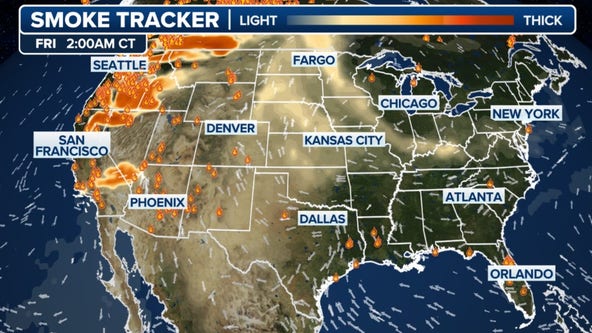 Wildfire smoke pours across America bringing haze from coast to coast