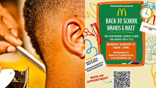 LA barbers, braiders sending kids back to school in style at free community event