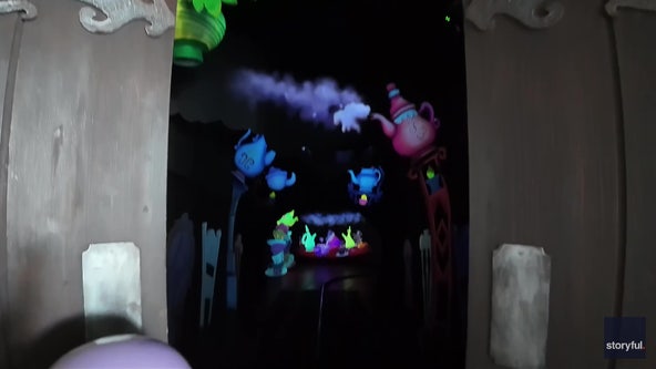 Disneyland ride malfunctions, car crashes through double doors