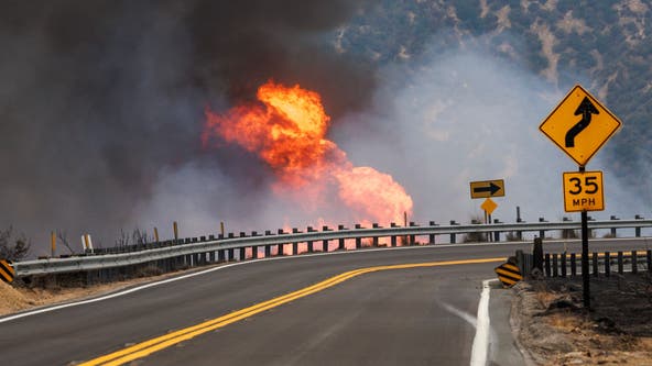 Line Fire in San Bernardino County moving toward Big Bear