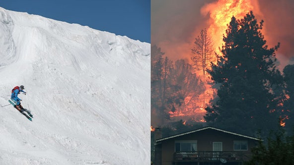 Southern California ski resort intact amid explosive Bridge Fire