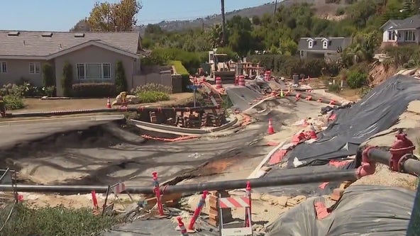 Rancho Palos Verdes residents dealing with landslide crisis, deputies patrolling evacuation area